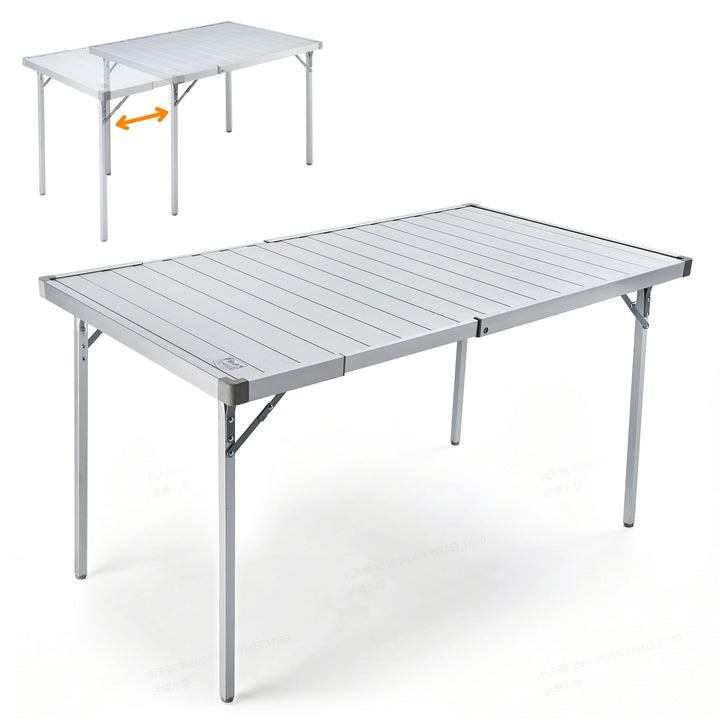 TIMBER RIDGE Campingtisch Klappbar 94/129x70cm Erweiterbar Ausziehtisch Klapptisch für 4 Personen Fa