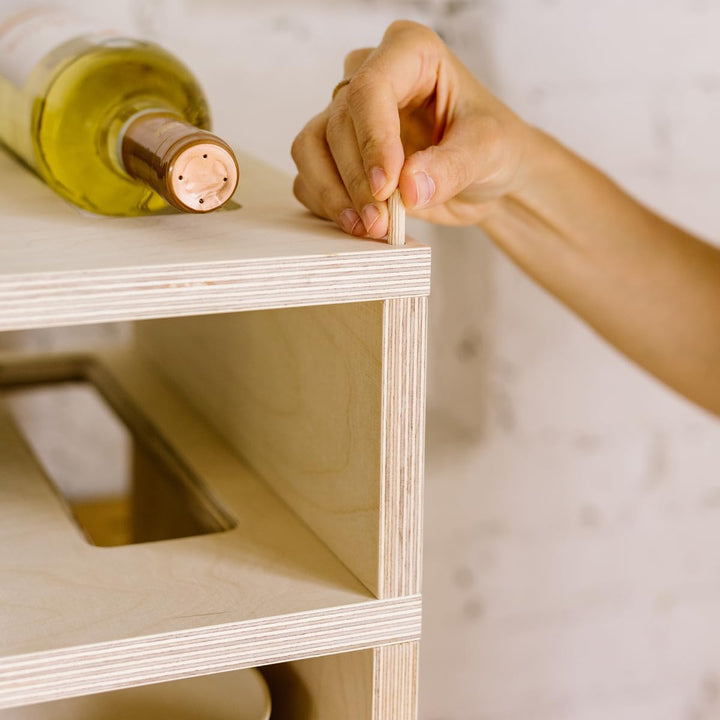 Stackable bottle rack - EL CELLER-2