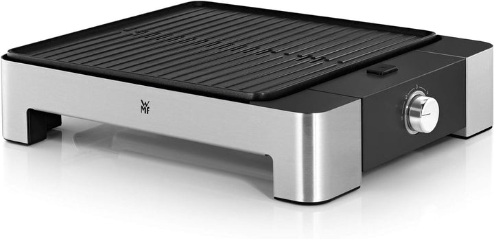 WMF Lono Tischgrill Quadro, Elektrogrill mit kompakter Grillfläche, spülmaschinenfest, 1250 W