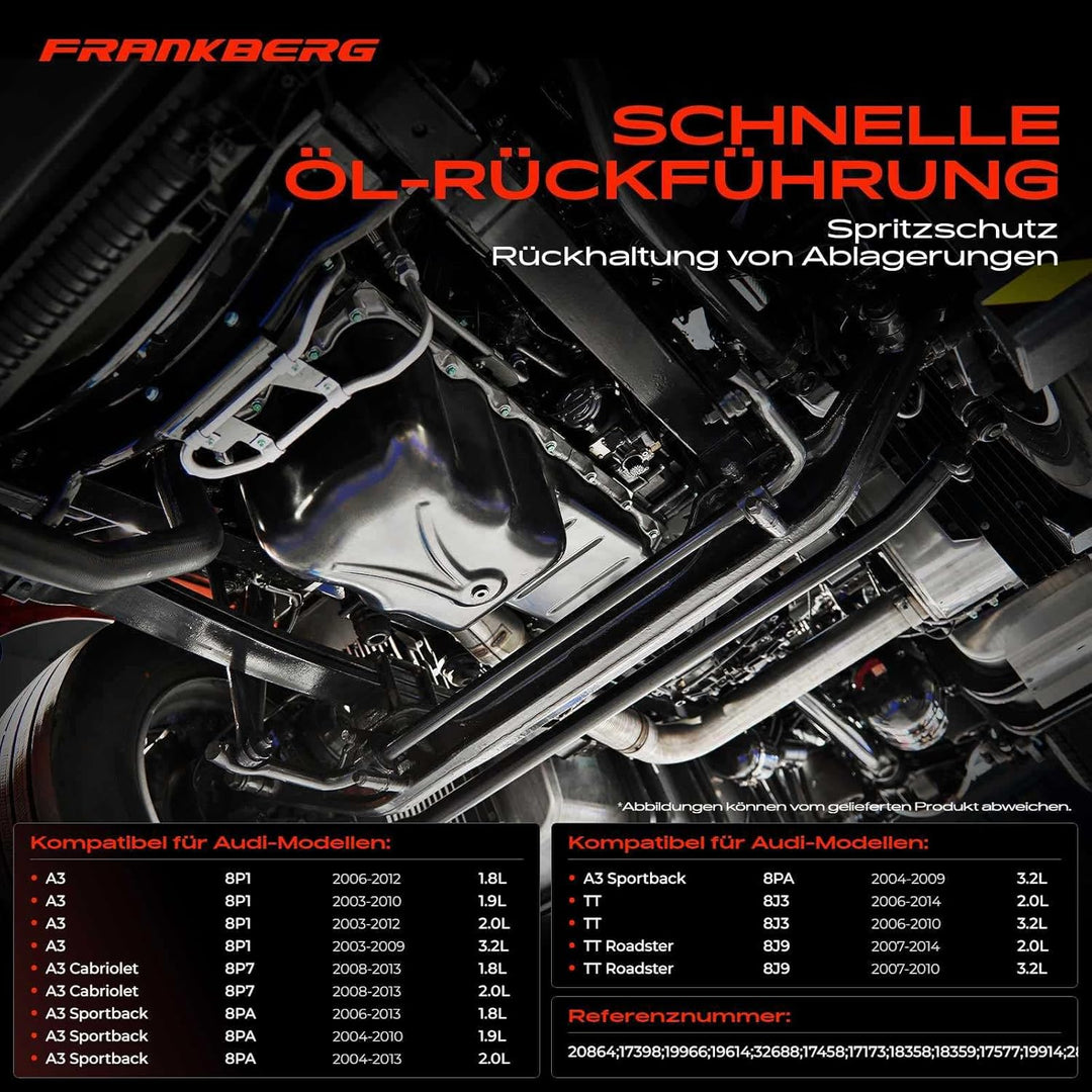 Ölwanne für Beetle Caddy III IV EOS Golf Plus Golf V VI VII J-e-t-t-a III IV P-a-s-s-a-t S-c-i-r-o-c