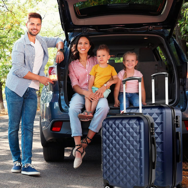 ITACA - Spielkoffer 4 Räder. Reisekoffer Set. Grosser, mittlerer Koffer und Kabinenkoffer. Reisekoff
