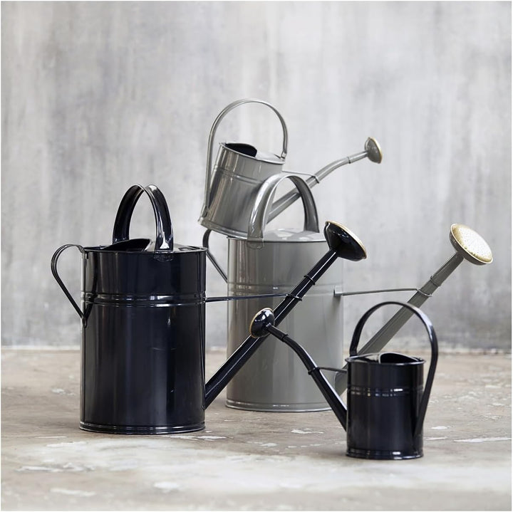 House Doctor 203230201 Giesskanne, Water, Grau, l: 36 cm, b: 13.5 cm, h: 25 cm, 2 L, Baumwolle, Poly
