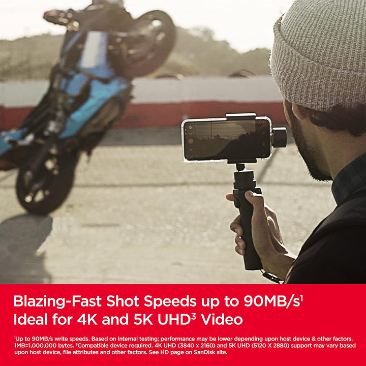 Zoom Q2n-4K Audio Video Recorder & SanDisk Extreme microSDXC UHS-I Speicherkarte 128 GB + Adapter (F