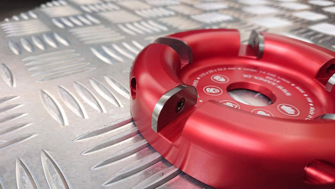 Kaindl Aluminium-Frässcheiben + Zubehör (Ersatz Hartmetall-Wechselschneiden im 5er Set für Kaindl Mu