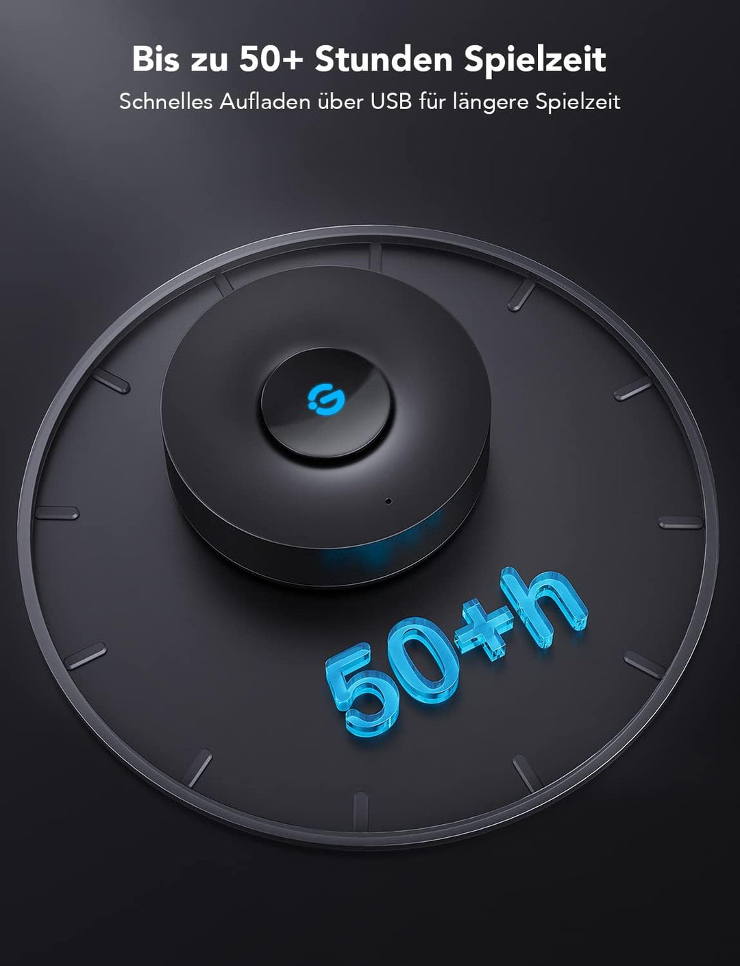 Govee Music Sync Box, Bluetooth-Gruppensteuerung für 7 Geräte, 22 dynamische Musikmodi, batteriebetr