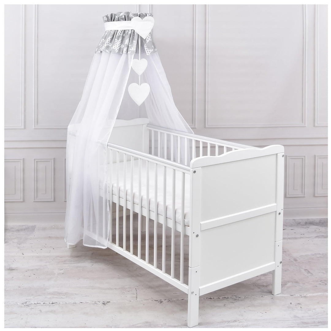 Generisch Baby Delux Babybett Himmel Betthimmel Chiffon Baldachin für Babybett Kinderbett Wiege Stub
