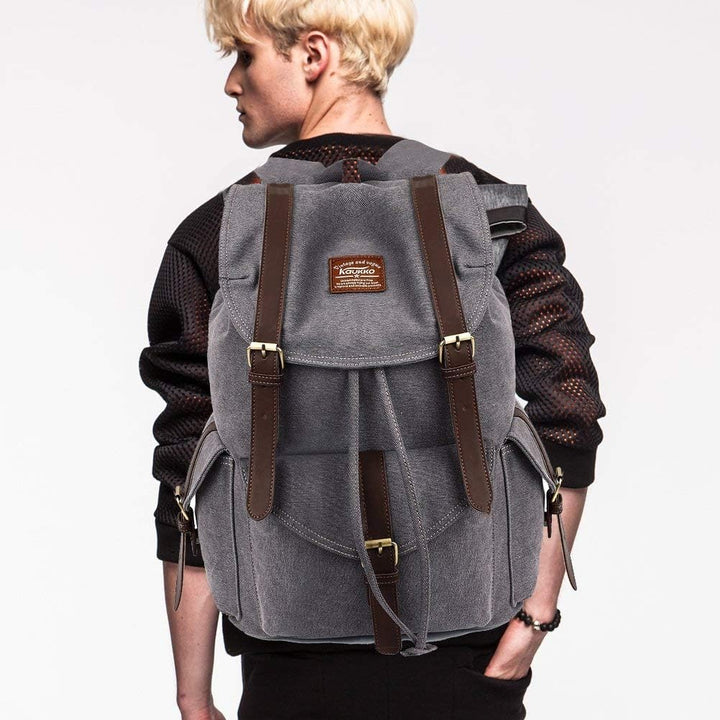 KAUKKO Herren Damen Schulrucksack Wanderrucksack Reisetasche Laptoprucksack Outdoor Sports Freizeit