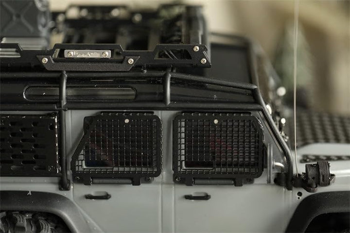 Metal Car Windows for Traxxas 1:18 TRX4M Ford Bronco Crawler 97074-1 Upgrades