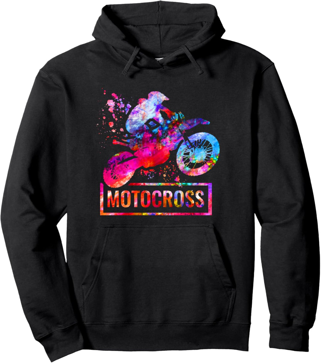 Motorrad und Motocross Pullover Hoodie