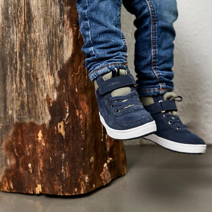 Viking Damen Samuel Mid Wp Jr Sneaker 35 EU Navy Olive, 35 EU Navy Olive