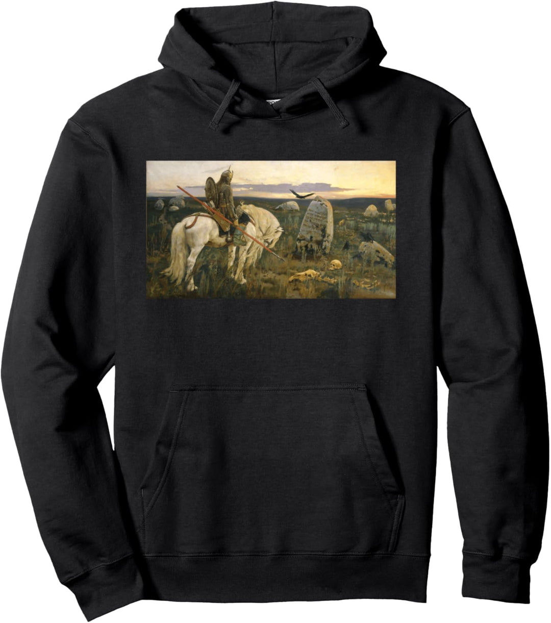 Ritter am Scheideweg von Viktor Vasnetsov Pullover Hoodie