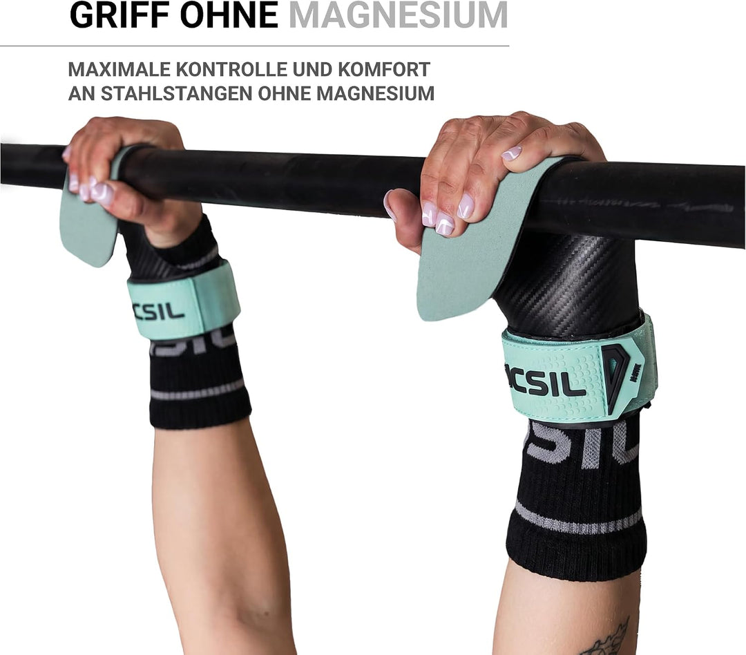 PICSIL Hawk Grips - Griffe Ohne Magnesium, Grip auf Sauberen Stangen, Dreilagig, Inklusive Handgelen