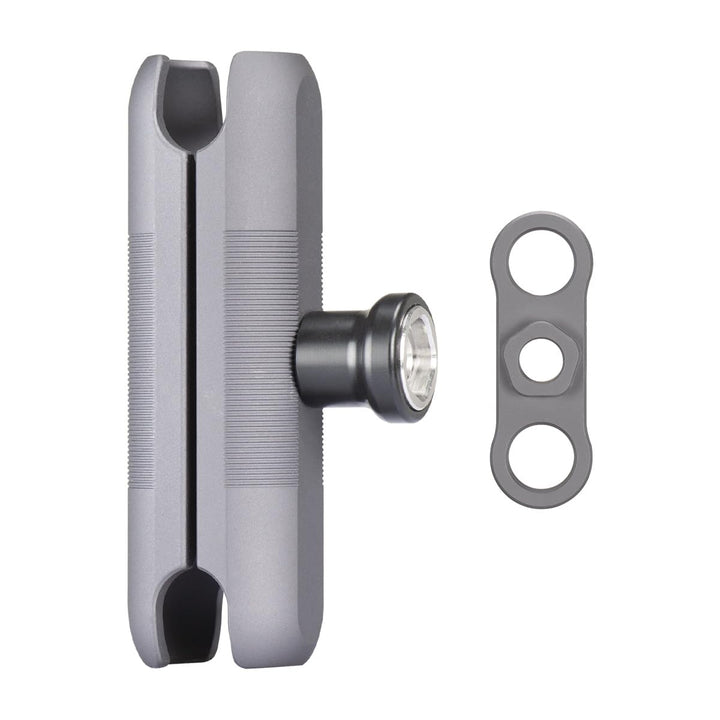FANAUE Doppelbuchsenarm Kompatibel mit RAM Mounts 1" Ball und Motorrad Fahrrad Telefonhalter, passt