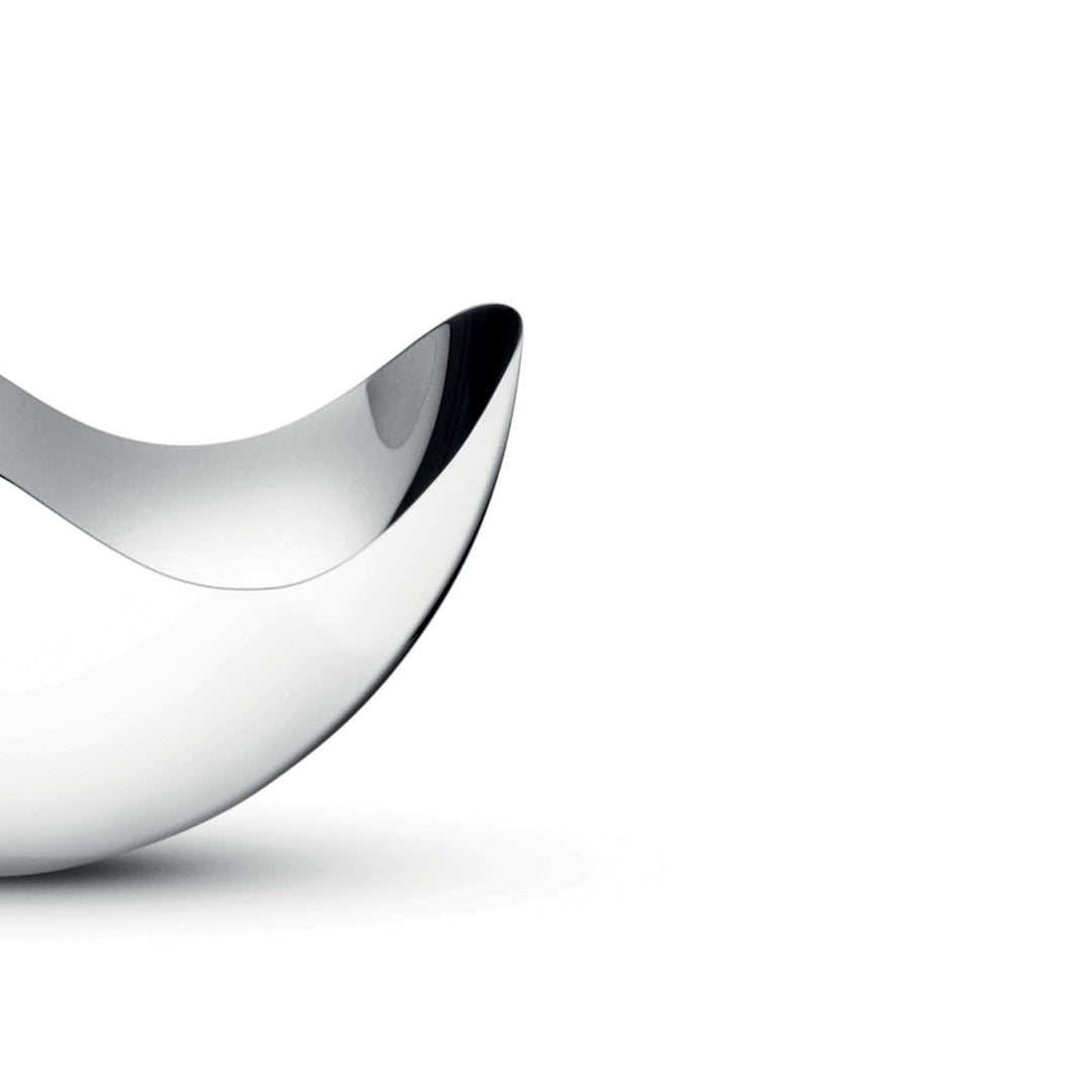 Georg Jensen Spiegelschale Mini 16 cm, Edelstahl, Stainless Steel, 16 x 16 x 7.5 cm Edelstahl Einzig