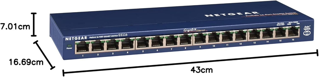 Netgear gs605uk Gigabit Smart Managed Plus Switch, ProSafe lebenslangen Schutz (GS105Ev2) schwarz Un