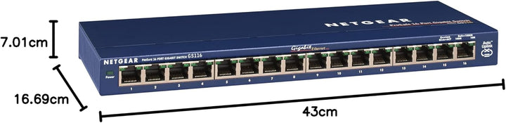 Netgear gs605uk Gigabit Smart Managed Plus Switch, ProSafe lebenslangen Schutz (GS105Ev2) schwarz Un