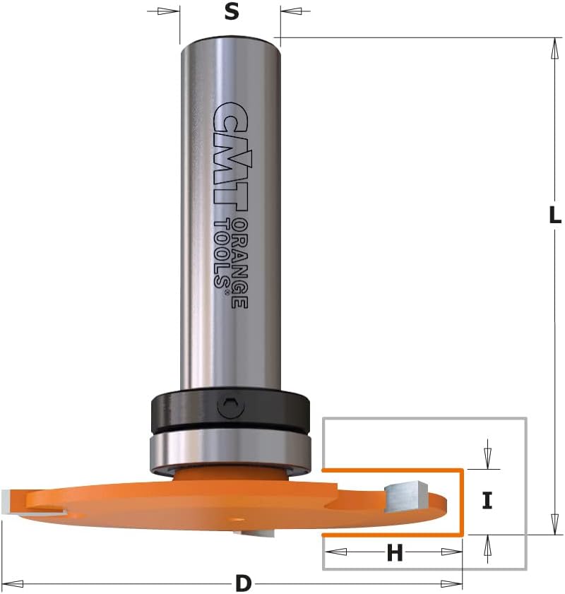 CMT Orange Tools 922.016.11b – Lochschneider 3.2 mm 12 Griff mit Kugellager