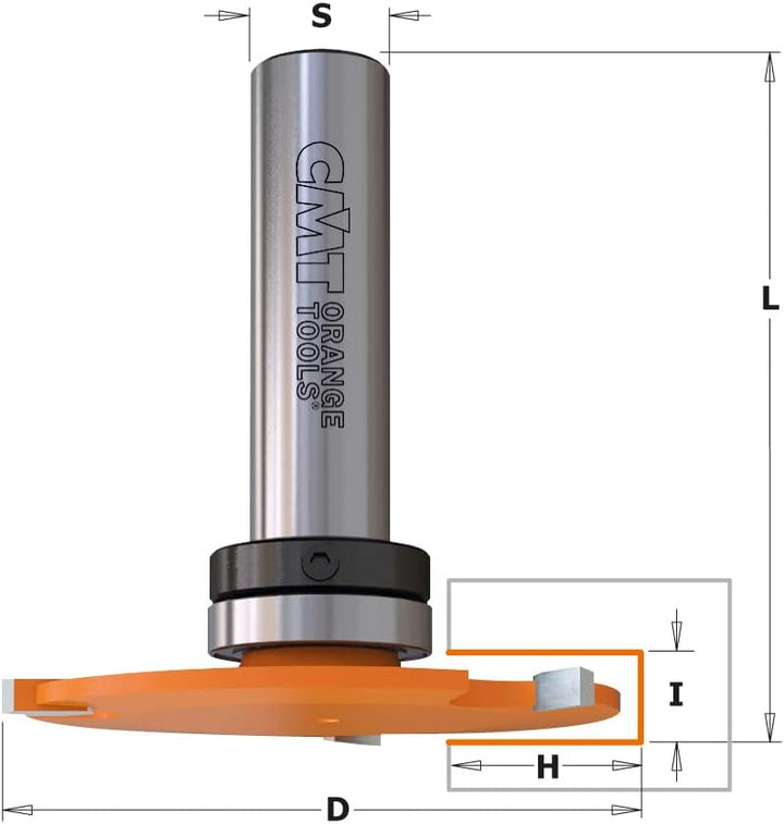 CMT Orange Tools 922.016.11b – Lochschneider 3.2 mm 12 Griff mit Kugellager