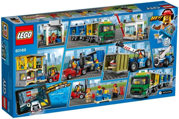 LEGO City 60169 - "Frachtterminal Konstruktionsspiel, bunt Single, Single