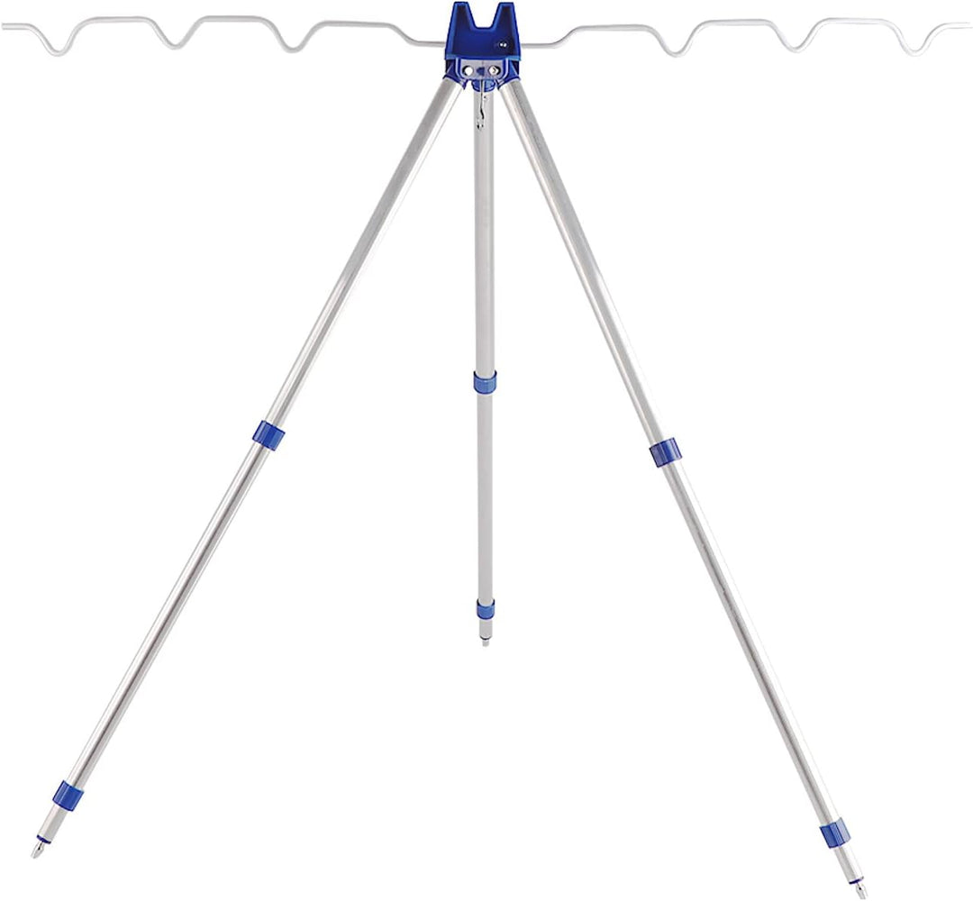 lyrlody Faltbare Angelruten aus Aluminium, Stativruten-Caddy, Tragbarer Angelrutenhalter und Träger,