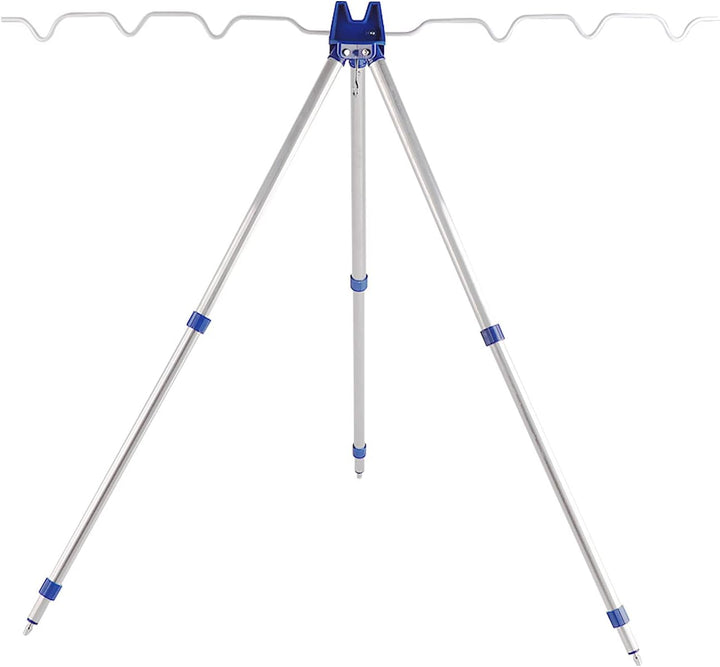lyrlody Faltbare Angelruten aus Aluminium, Stativruten-Caddy, Tragbarer Angelrutenhalter und Träger,