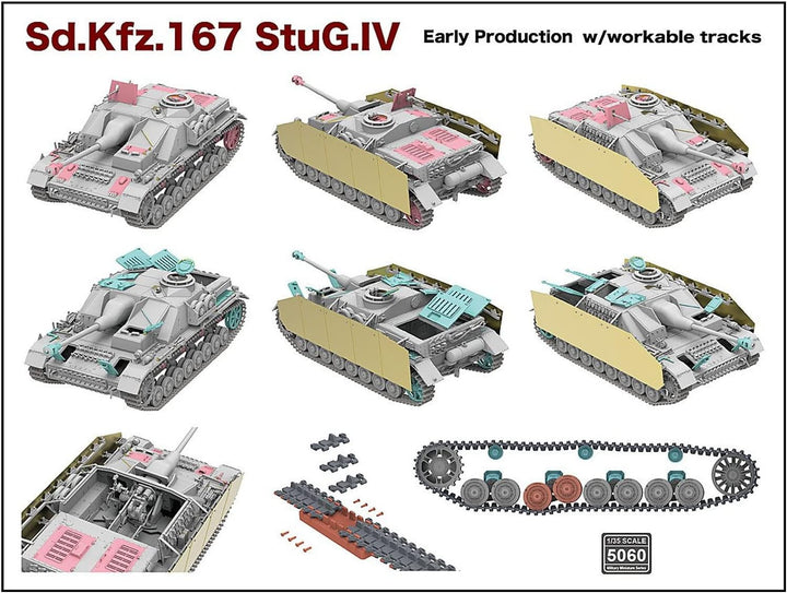 RYE FIELD MODEL 5060 Sd.Kfz.167 StuG.IV Early Production - Massstab 1:35 - Modellbau