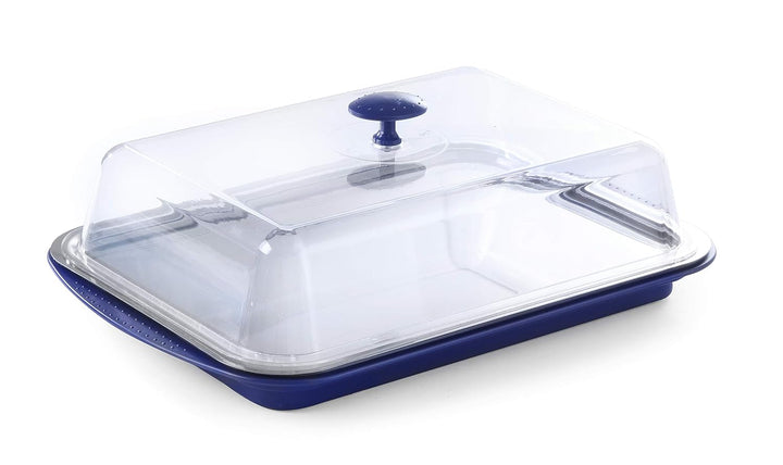 HENDI Servierplatte, Thermo-Tablett 424155, Catering, Sandwichplatte, Kühldisplay-Schale, 395x283mm,