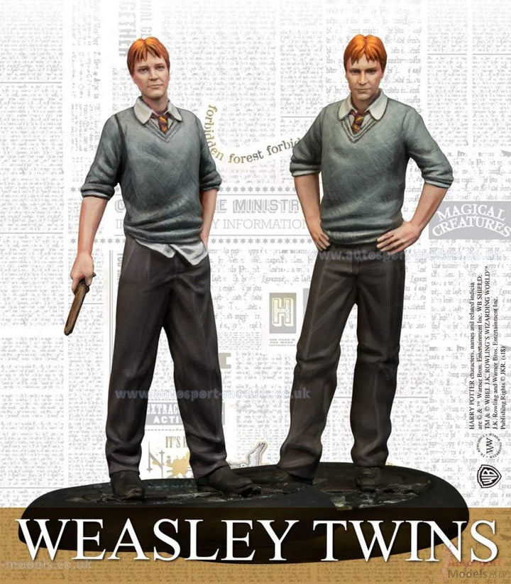 Knight Models HPMAG07 Harry Potter Miniaturen Abenteuerspiel: Fred und George Weasley Erweiterungsse