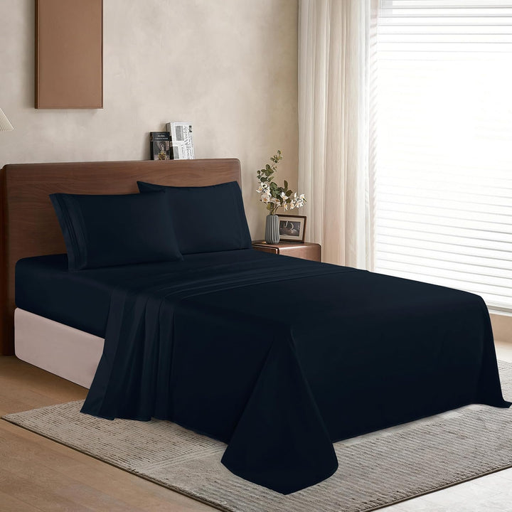 Elegant Comfort Bettwäsche-Set, luxuriös, weich, Fadenzahl 1500, ägyptische Qualität, Knitter- und l