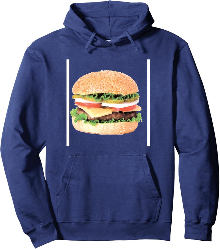 Big Cheeseburger Photoreal Food C1 Pullover Hoodie