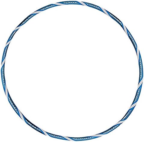 hoopomania Faltbarer Hula Hoop Reifen in verschiedenen Designs Ø90/95/100/105cm Blue Sky Ø100cm, Blu