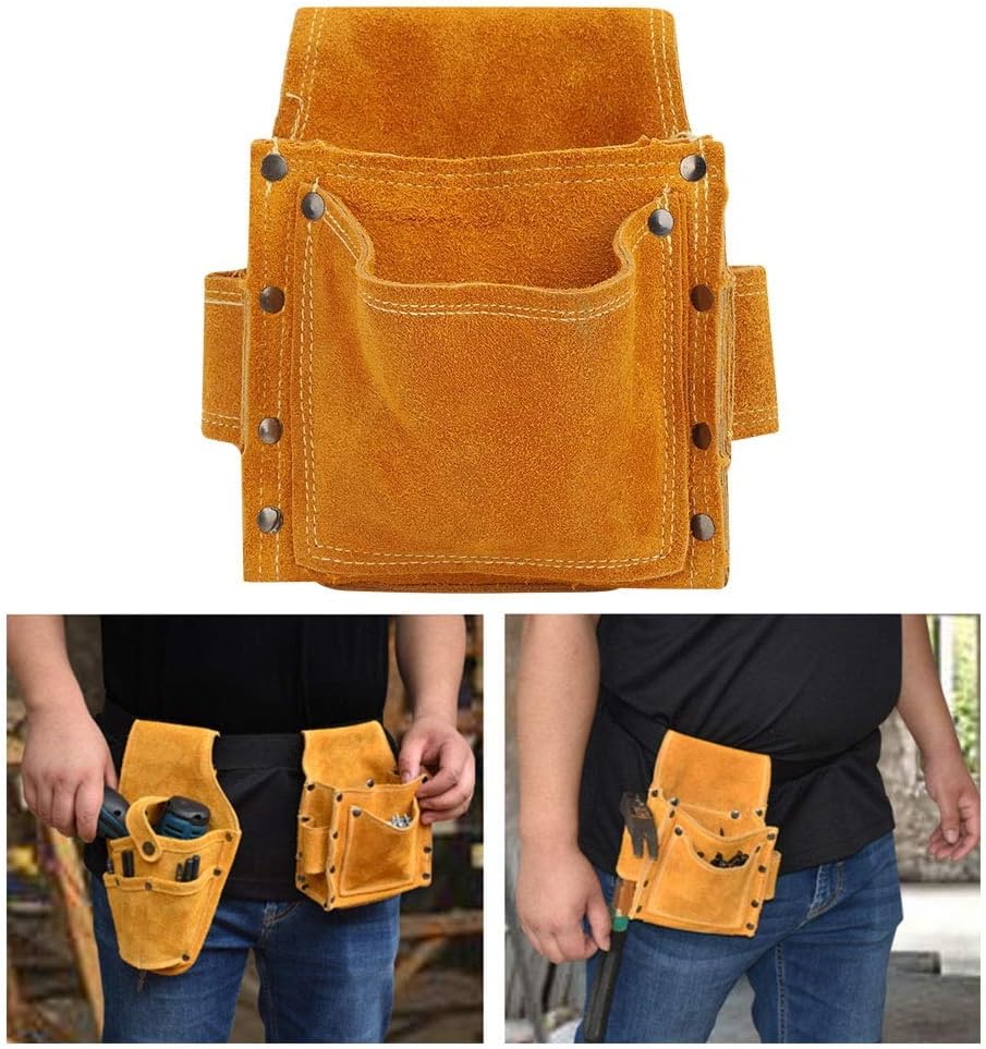 Annadue Werkzeuggürteltasche, Werkzeugtasche für die Holzbearbeitung, Dicke, verschleissfeste Nagelt