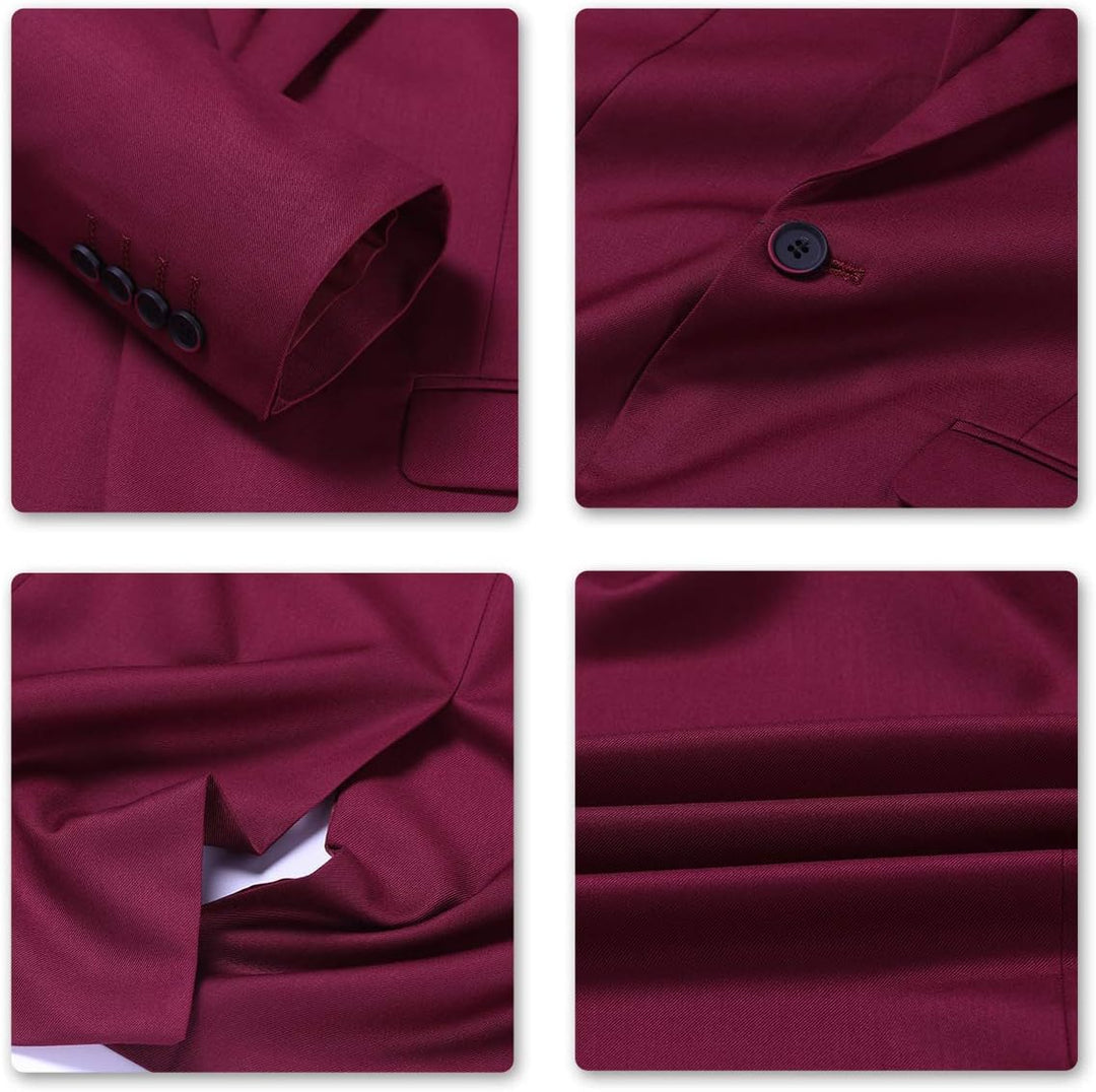 Allthemen Anzug Herren Anzug 2 Teilig Slim Fit Herrenanzug Hochzeit Anzüge Herren Modern Sakko für B