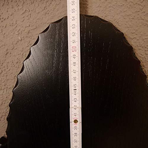 Trophäenschild geschnitzt sehr gross Rothirsch Geweih Hirschgeweih AF H55 cm