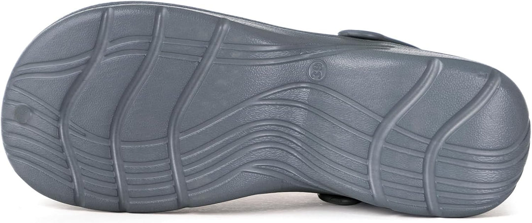 Hsyooes Clogs Damen Winter Gartenschuhe Herren Gefütterte Hausschuhe Wasserdicht Plüsch Pantoletten