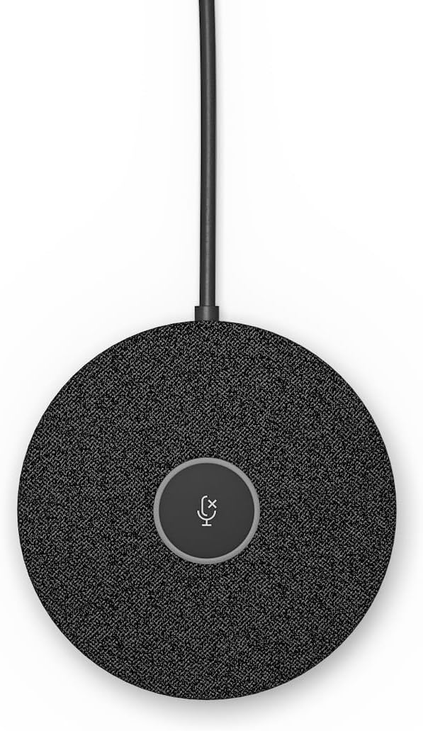 Logitech Rally Mikrofon, Schwarz