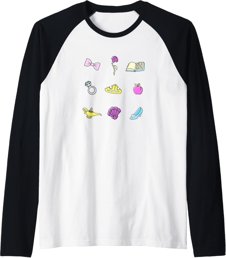 Disney Princess Icons Raglan