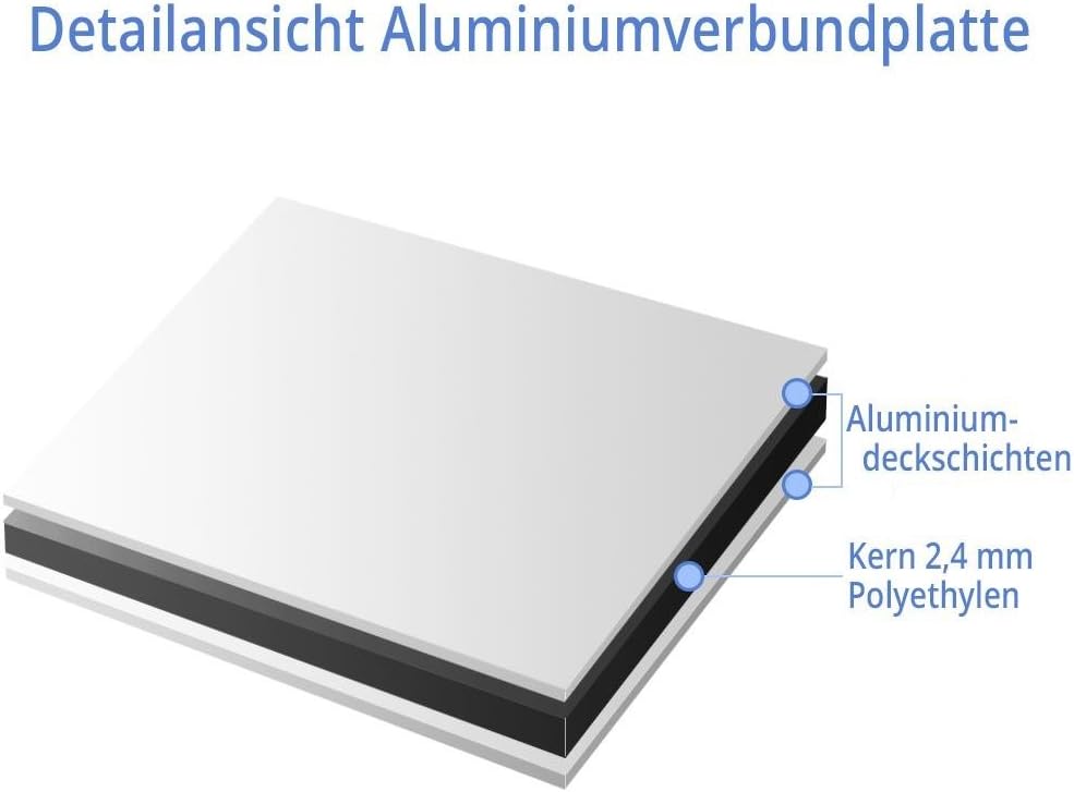 Kleberio® Parkplatz Schild 52 x 11 cm - Wunschtext (Farbe: schwarz) - mit Einschlagpfosten 0,75 Mete