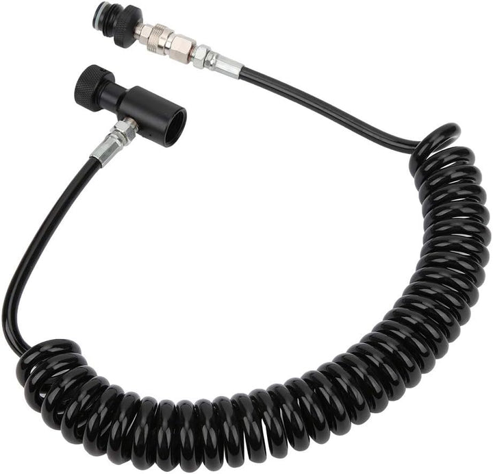 Alomejor Luftspulen-Fernbedienungsschlauch G1/2" Alu-Luftspulen-Fernbedienungs-Wellschlauch ohne Ven