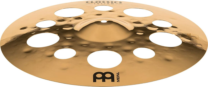 Meinl Cymbals Classics Custom Brilliant Trash Crash 18 Zoll (Video) Schlagzeug Becken (45,72cm) B12