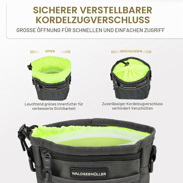 Waldseemüller Leckerlibeutel für Hunde, Futterbeutel Hunde Welpen Zubehör Futterbeutel Hundetraining