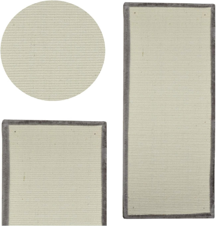 nanook Kratzbrett Sisal Kratzmatte mit Plüsch - extragrosse Kratzfläche 110 x 45 - Robustes Teppich