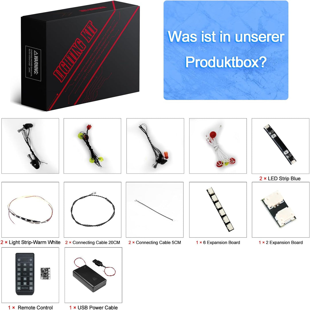 LocoLee Licht Kompatibel mit Lego Technic Emirates Team New Zealand AC75 Rennjacht Fernbedienung Ver