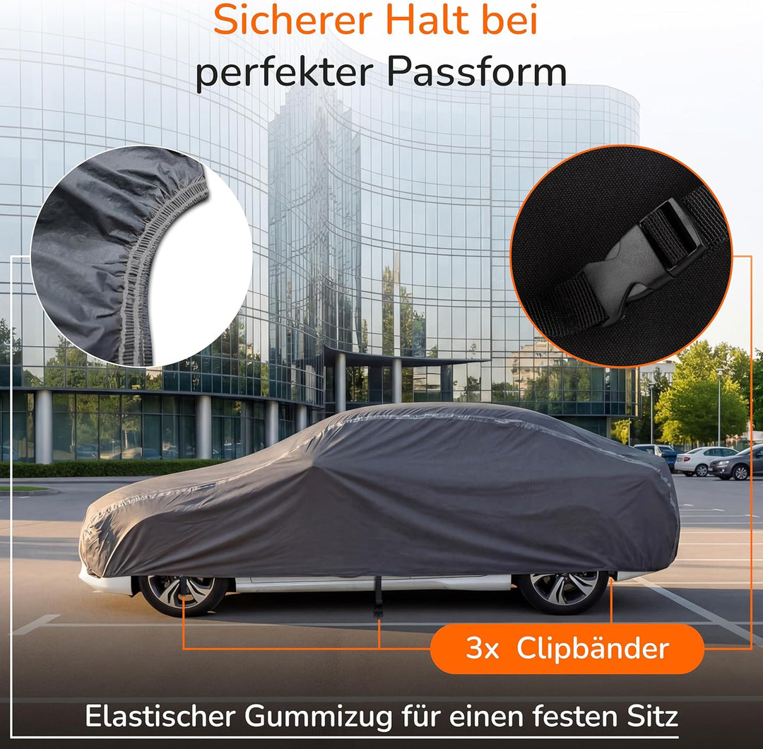 Upgrade4cars Premium Autoabdeckung Outdoor Vollgarage Wasserdicht Version 2026 | Auto Abdeckplane Ko