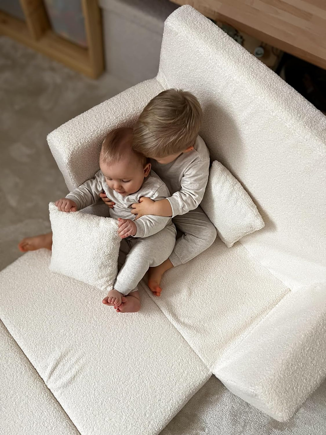 Flumi Personalisierte Kindercouch Kinder Sessel Sofa Schlafsofa jugendzimmer mit Gravur KINDERNAME S
