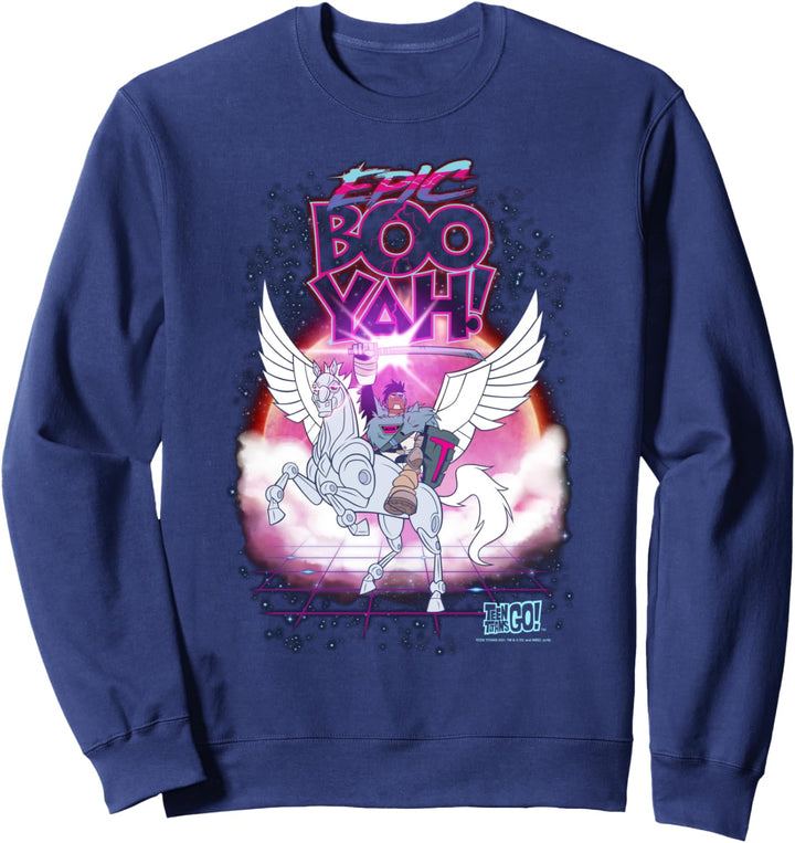 Teen Titans Go! Cyborg Epic Boo Ya Sweatshirt