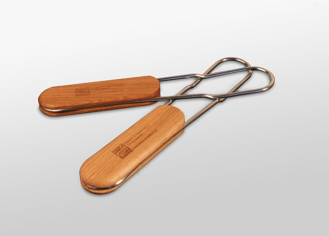 Edelstahl-Grillrost mit abnehmbaren Handgriffen 67 x 40 cm
