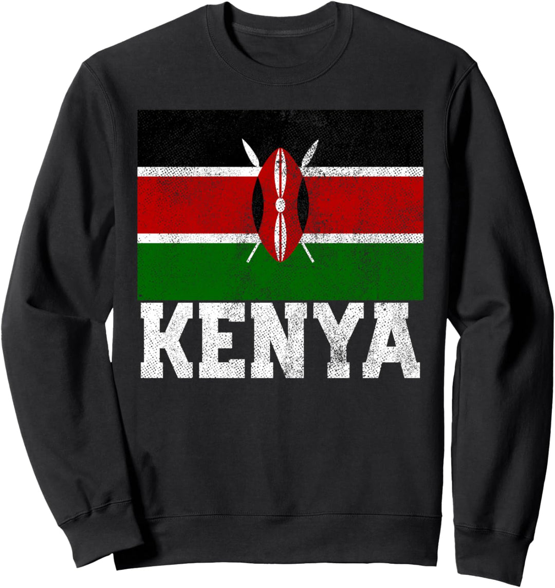 Kenianische Kenia-Flagge, Familie, Stolz, Länder, Nation, Geschenk für Männer und Frauen Sweatshirt