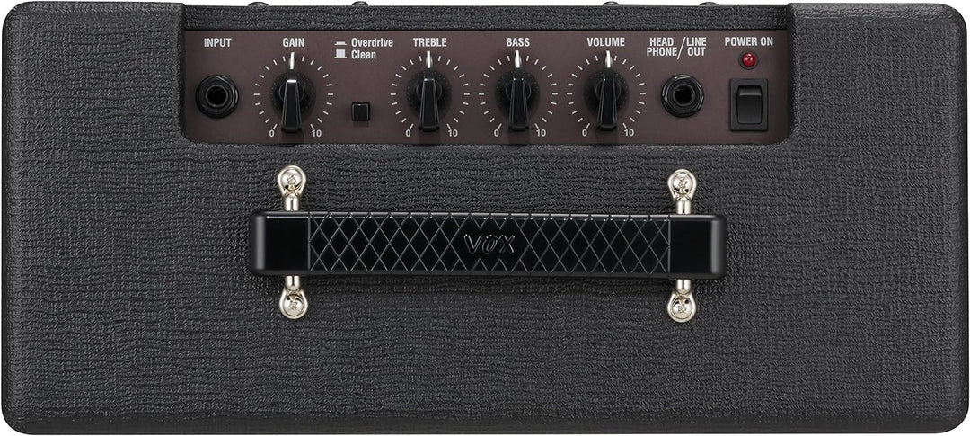 Gitarrenverstärker Vox Pathfinder 10 W & RockJam Universeller tragbarer A-formiger Gitarrenständer f
