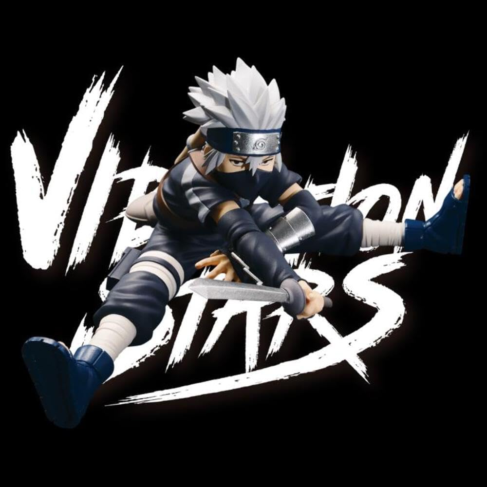 Banpresto Kakashi Hatake III Naruto Shippuden Vibration Stars 8 cm BP88461 Mehrfarbig
